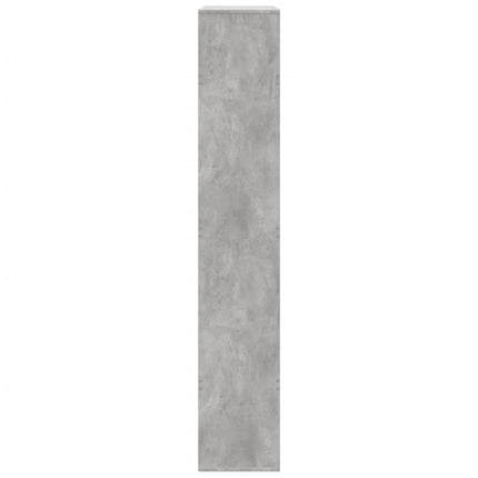 rumdeler 100x33x187,5 cm konstrueret træ betongrå