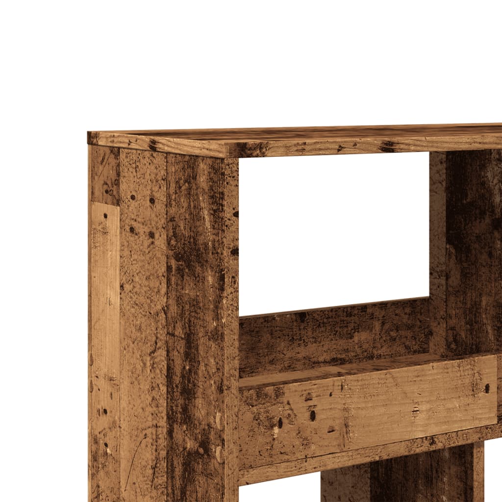 rumdeler 100x33x187,5 cm konstrueret træ antikt træ