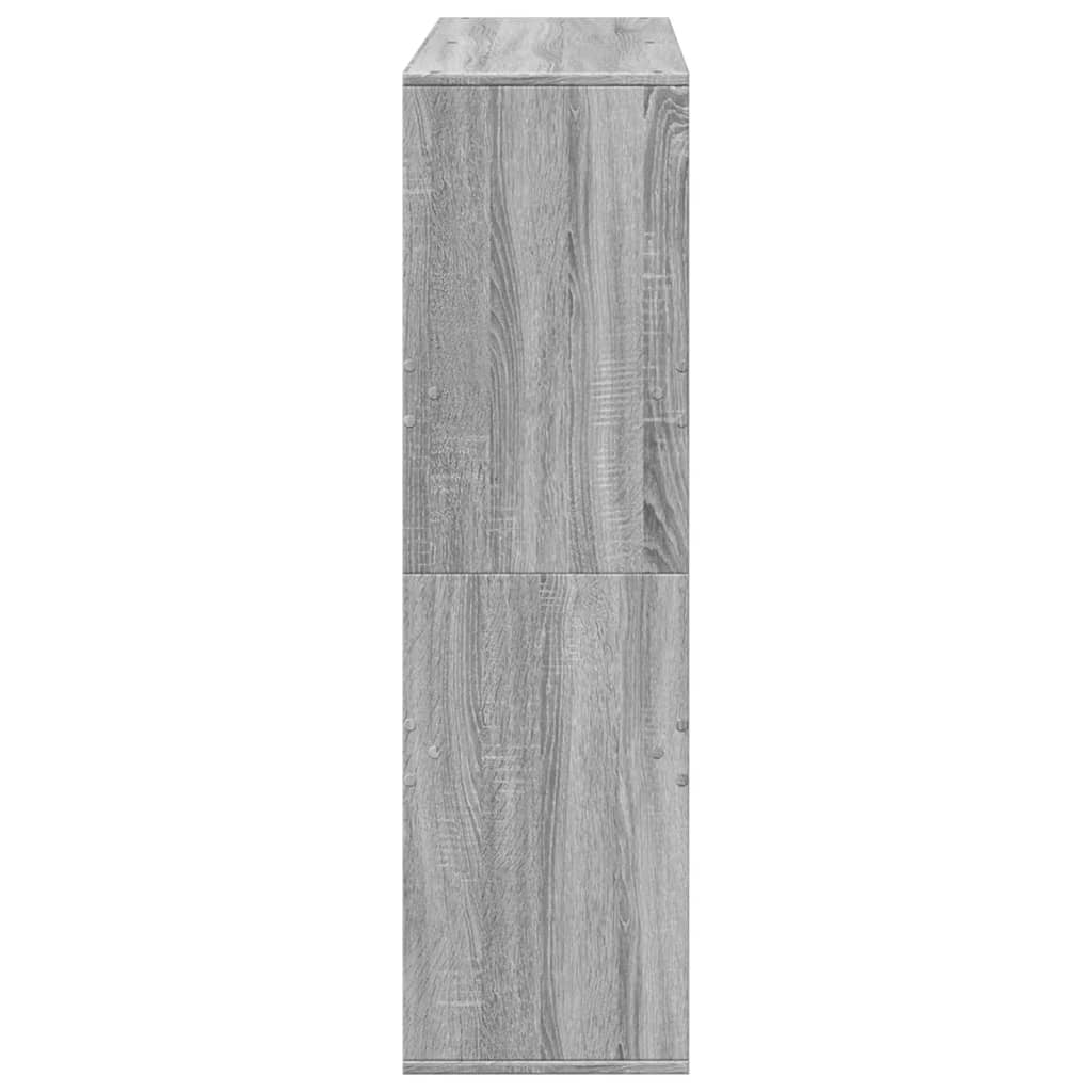 rumdeler 100x33x115 cm konstrueret træ grå sonoma-eg