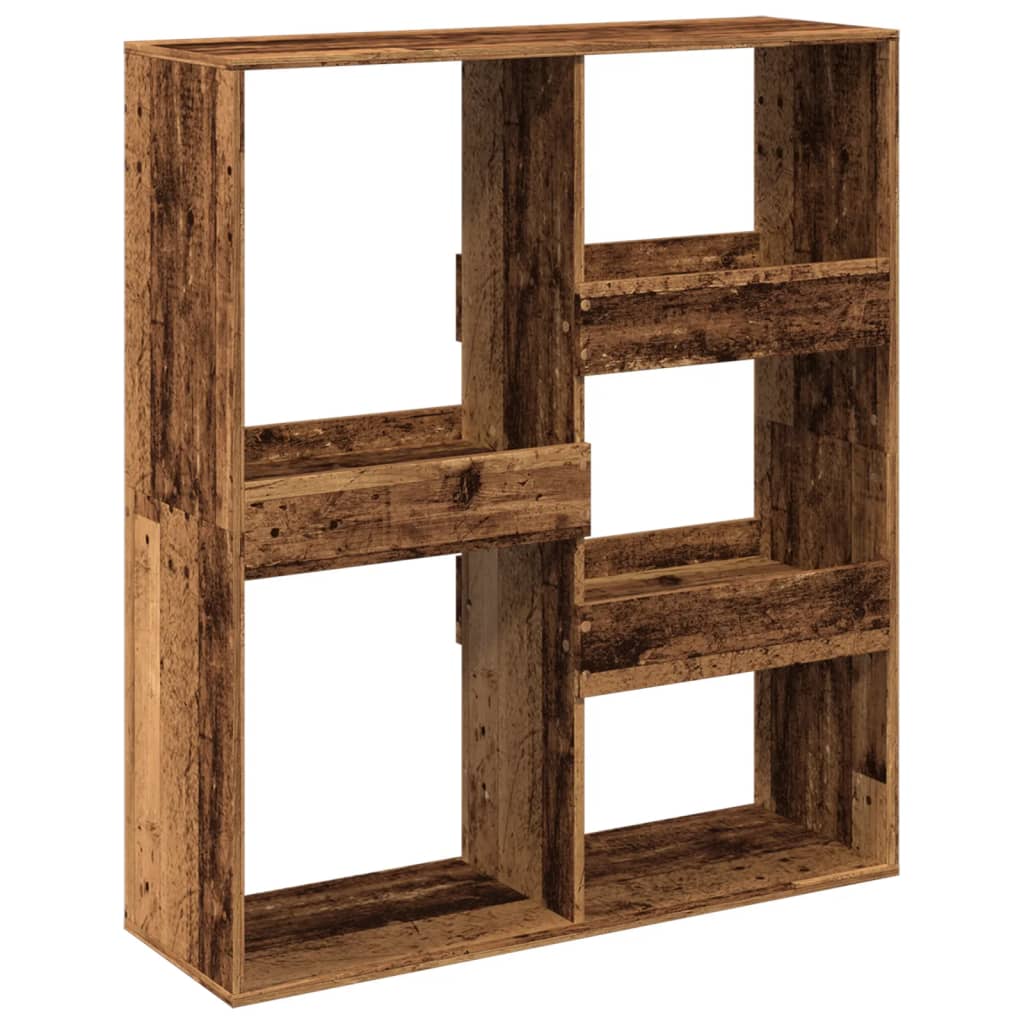rumdeler 100x33x115 cm konstrueret træ antikt træ