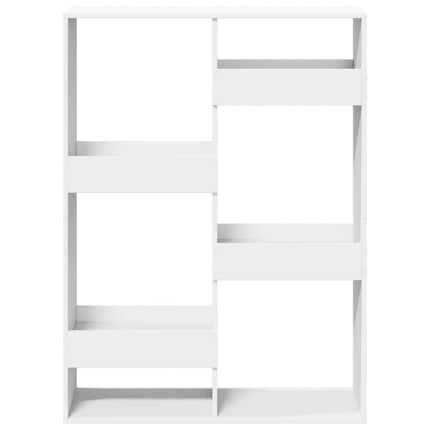 rumdeler 100x33x135 cm konstrueret træ hvid