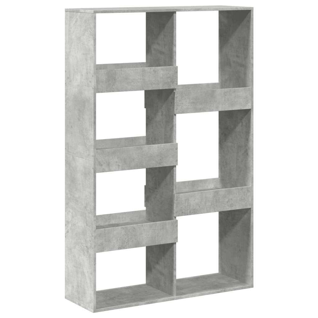 rumdeler 100x33x155,5 cm konstrueret træ betongrå