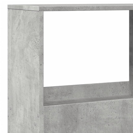 rumdeler 100x33x155,5 cm konstrueret træ betongrå
