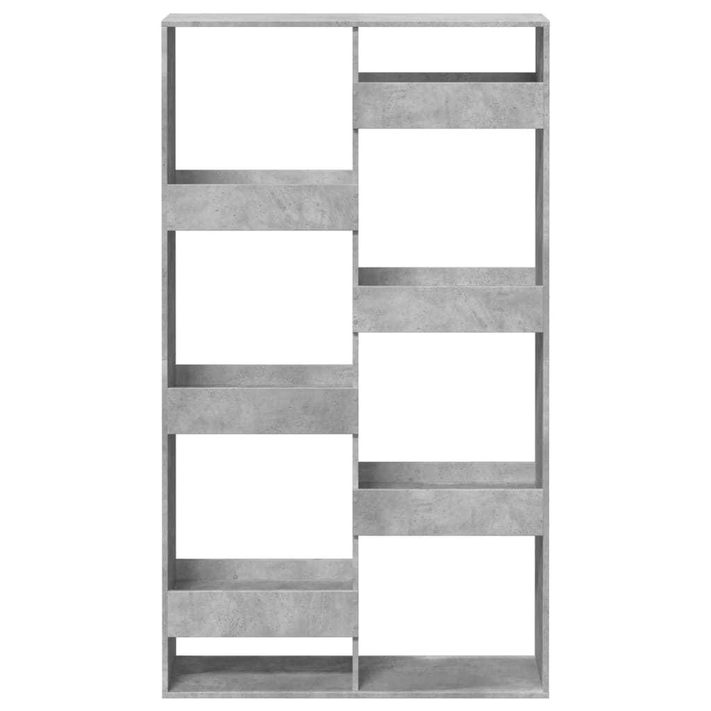 rumdeler 100x33x175 cm konstrueret træ betongrå