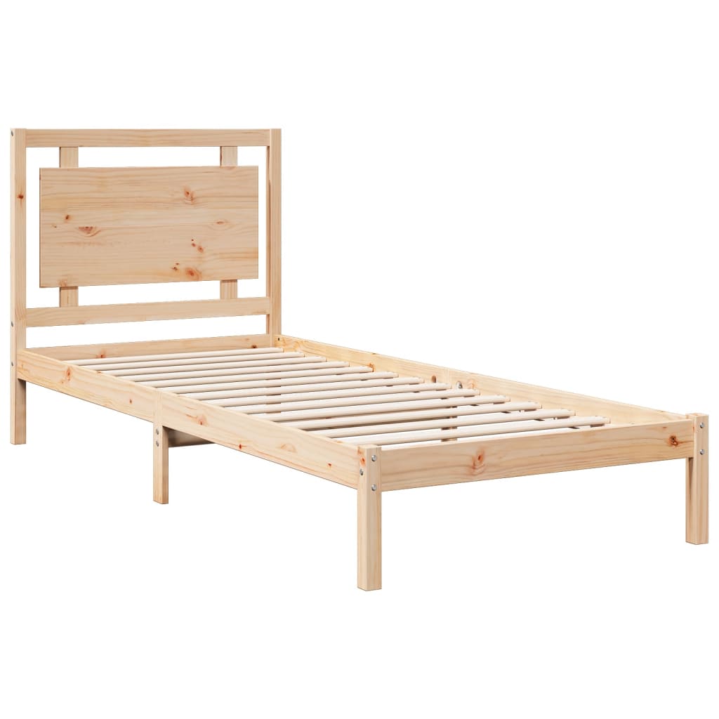 ekstra lang sengeramme uden madras 100x210 cm massivt træ
