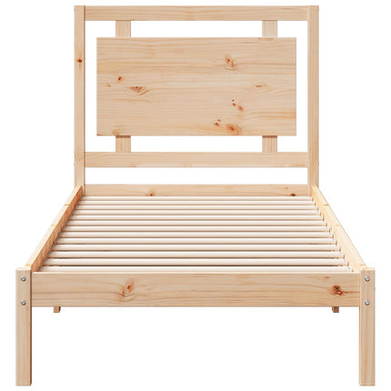 ekstra lang sengeramme uden madras 100x210 cm massivt træ