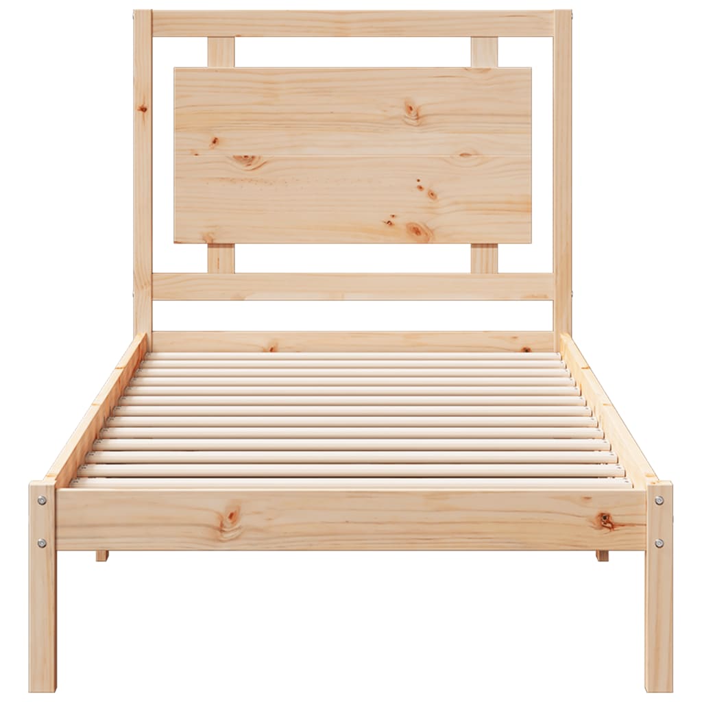 ekstra lang sengeramme uden madras 100x210 cm massivt træ