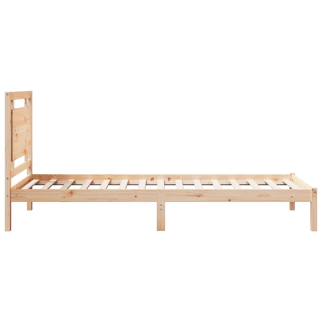 ekstra lang sengeramme uden madras 100x210 cm massivt træ
