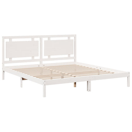 ekstra lang sengeramme uden madras 200x210 cm massivt træ