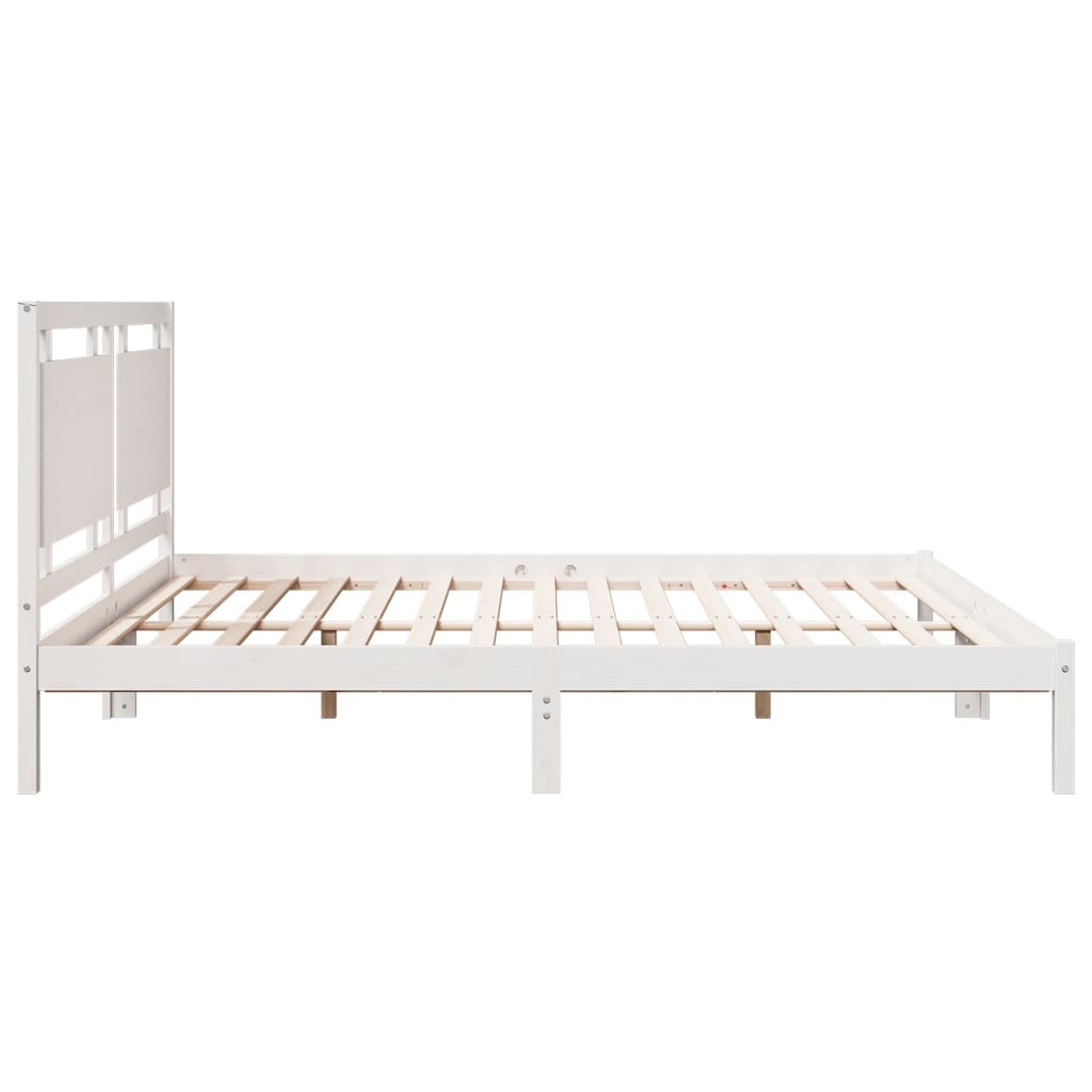 ekstra lang sengeramme uden madras 200x210 cm massivt træ