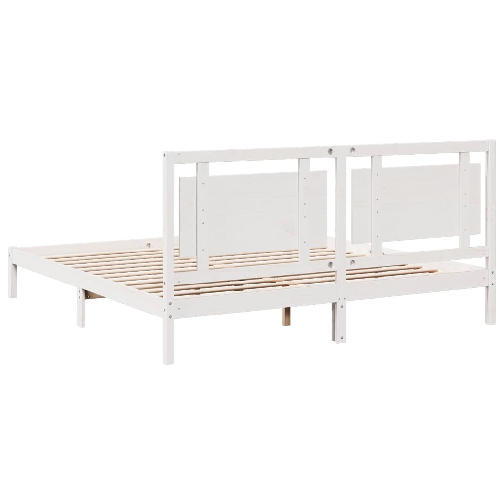 ekstra lang sengeramme uden madras 200x210 cm massivt træ