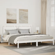 ekstra lang sengeramme uden madras 200x210 cm massivt træ