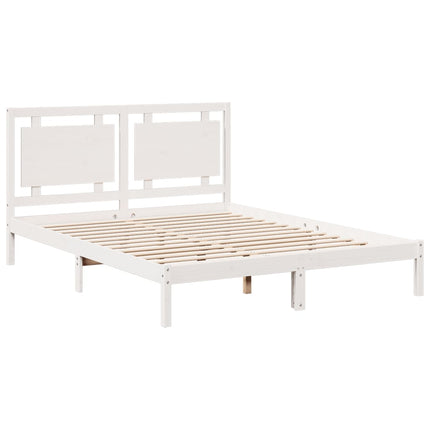 ekstra lang sengeramme uden madras 160x220 cm massivt træ