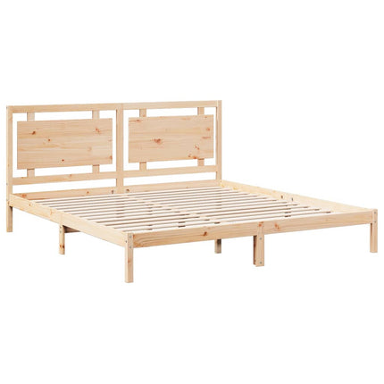 ekstra lang sengeramme uden madras 200x220 cm massivt træ