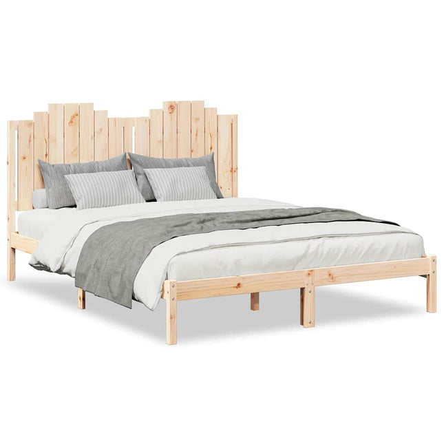 ekstra lang sengeramme uden madras 140x210 cm massivt træ