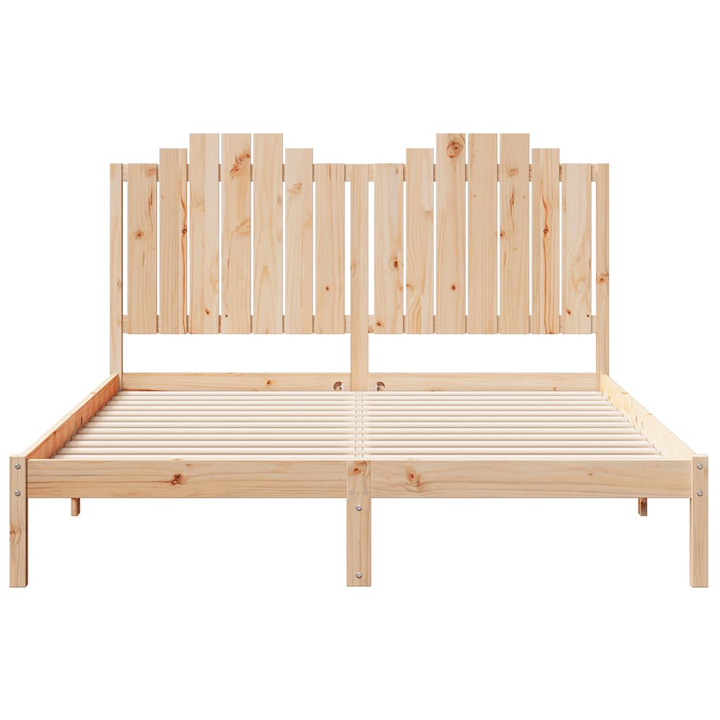 ekstra lang sengeramme uden madras 160x210 cm massivt træ