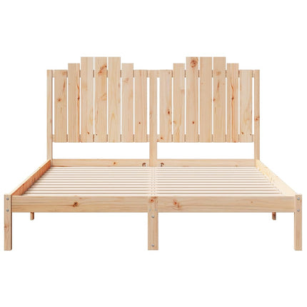 ekstra lang sengeramme uden madras 140x220 cm massivt træ