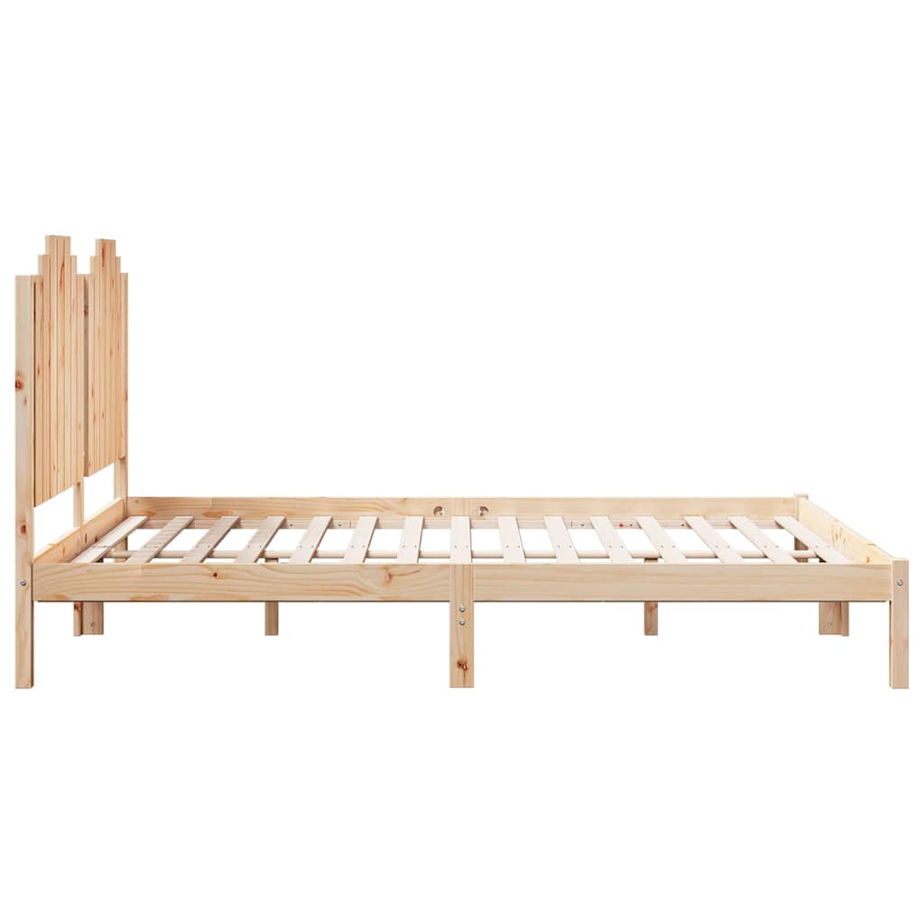 ekstra lang sengeramme uden madras 160x220 cm massivt træ