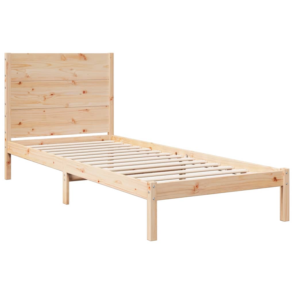 ekstra lang sengeramme uden madras 100x210 cm massivt træ