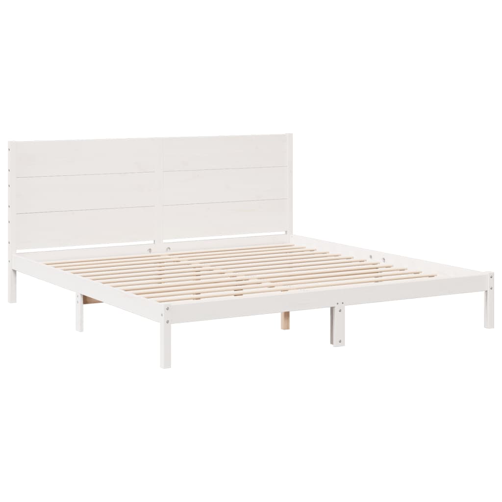 ekstra lang sengeramme uden madras 200x210 cm massivt træ