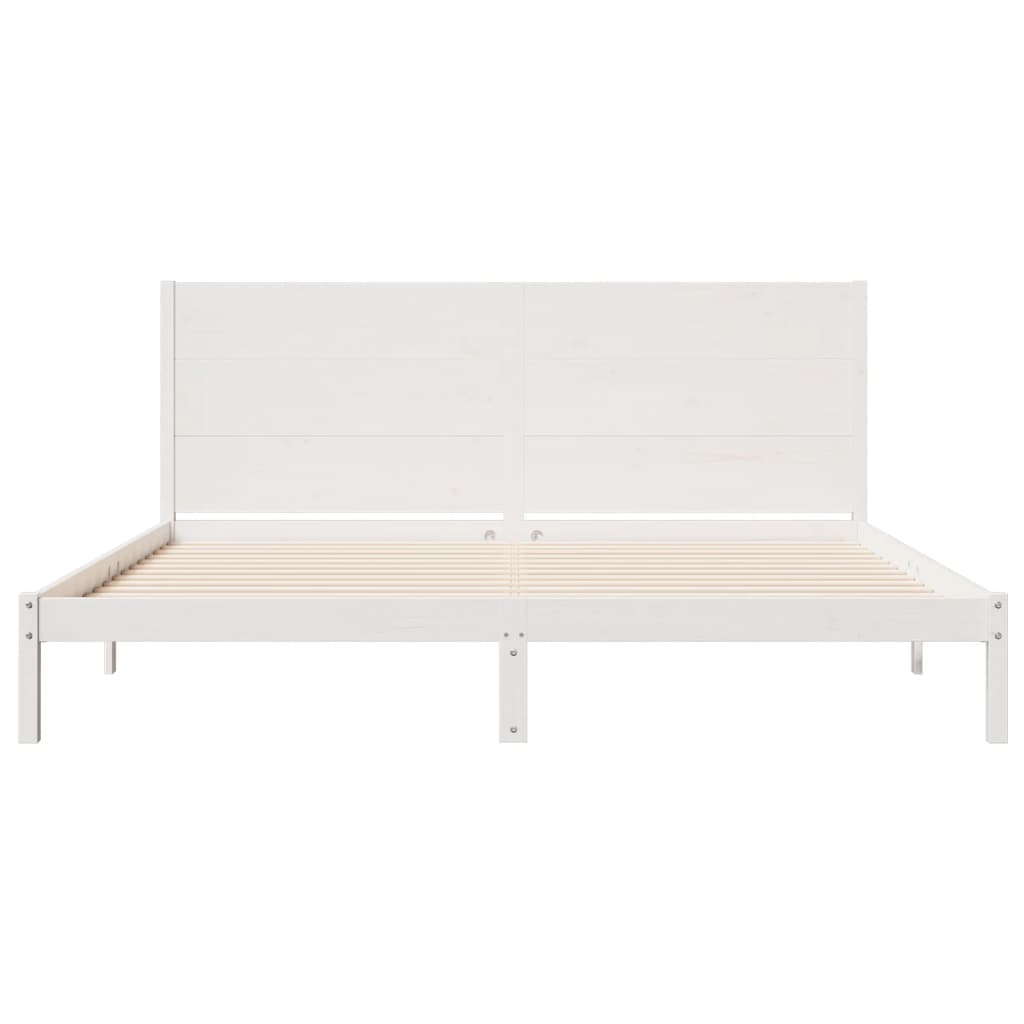 ekstra lang sengeramme uden madras 200x210 cm massivt træ