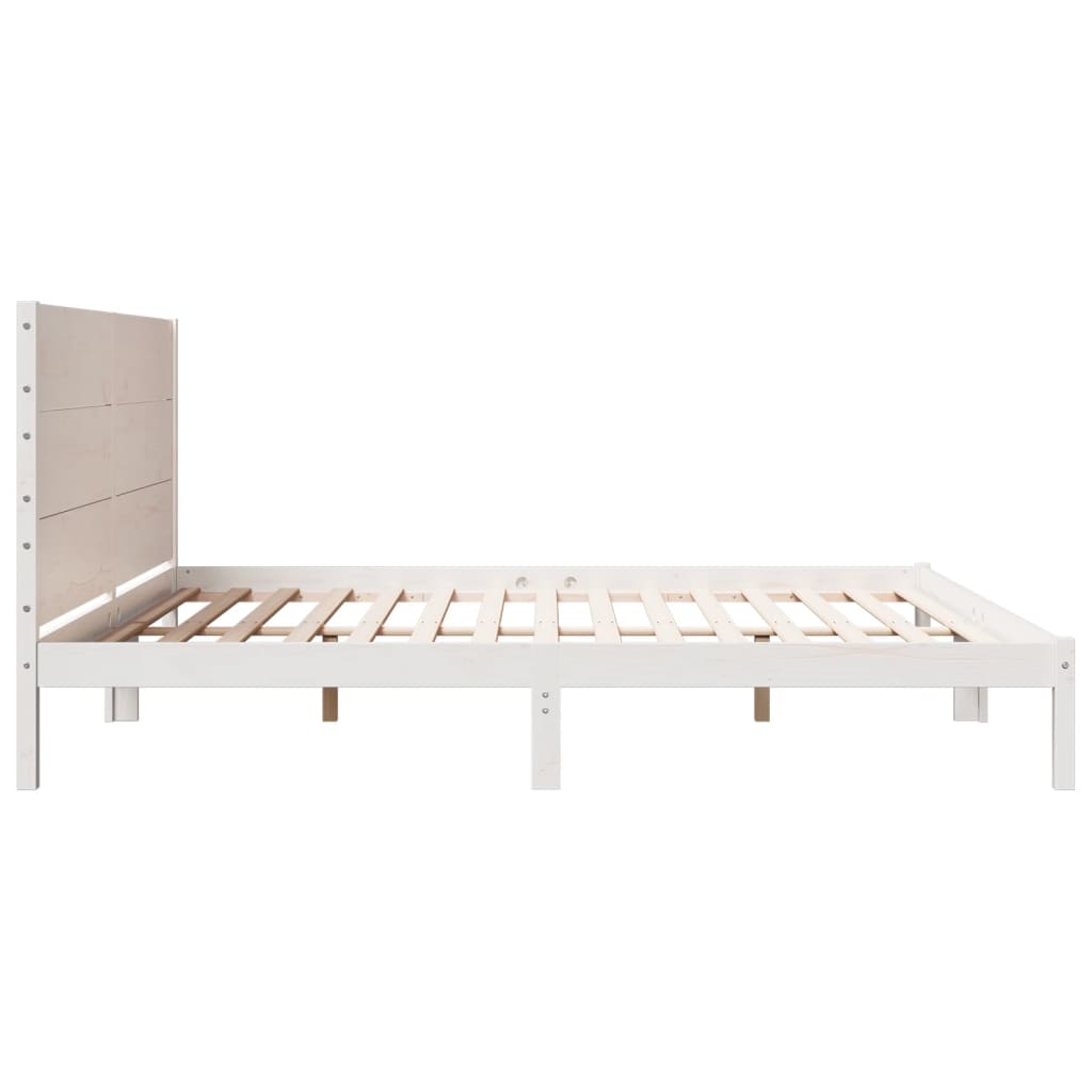 ekstra lang sengeramme uden madras 200x210 cm massivt træ