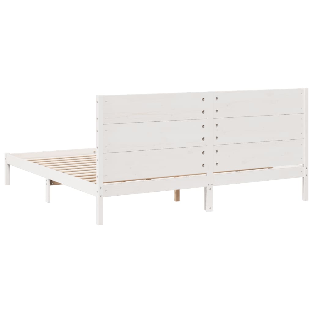 ekstra lang sengeramme uden madras 200x210 cm massivt træ