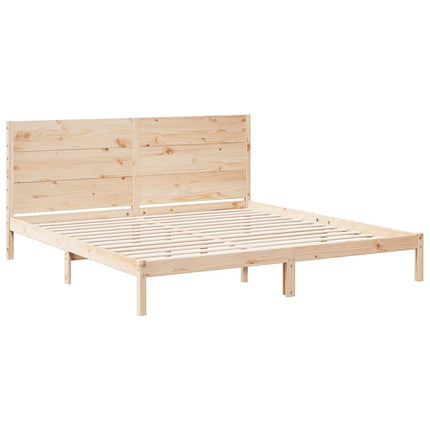 ekstra lang sengeramme uden madras 200x220 cm massivt træ