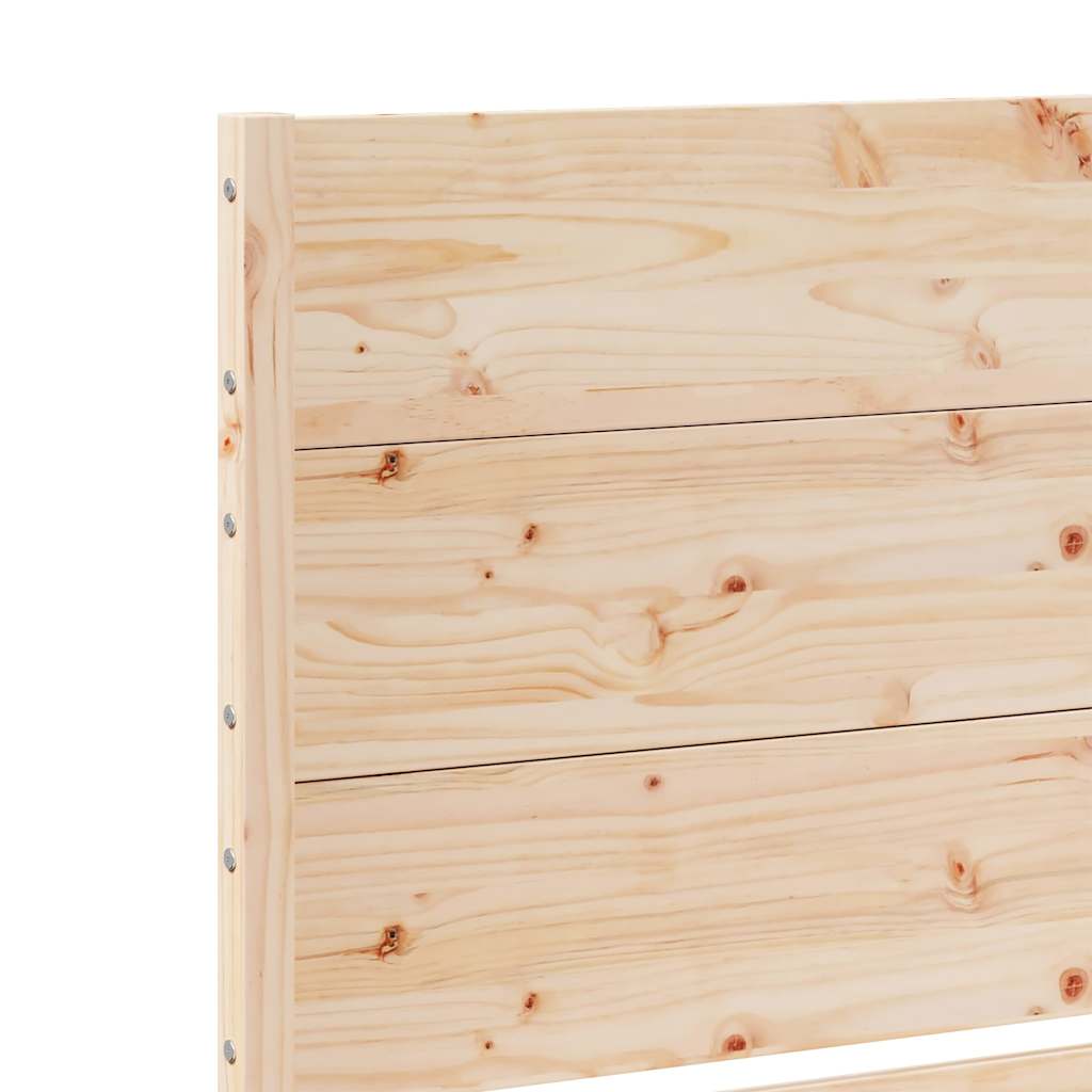 ekstra lang sengeramme uden madras 200x220 cm massivt træ
