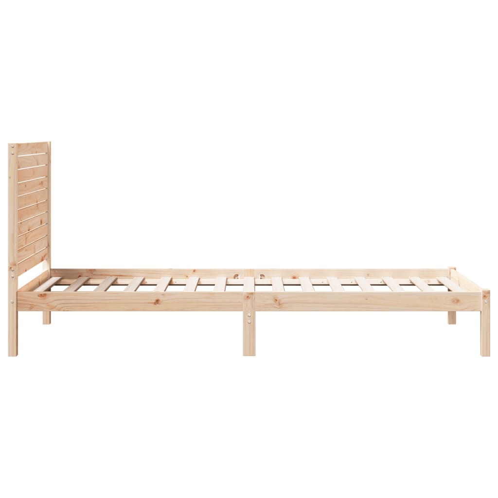 ekstra lang sengeramme uden madras 90x210 cm massivt træ