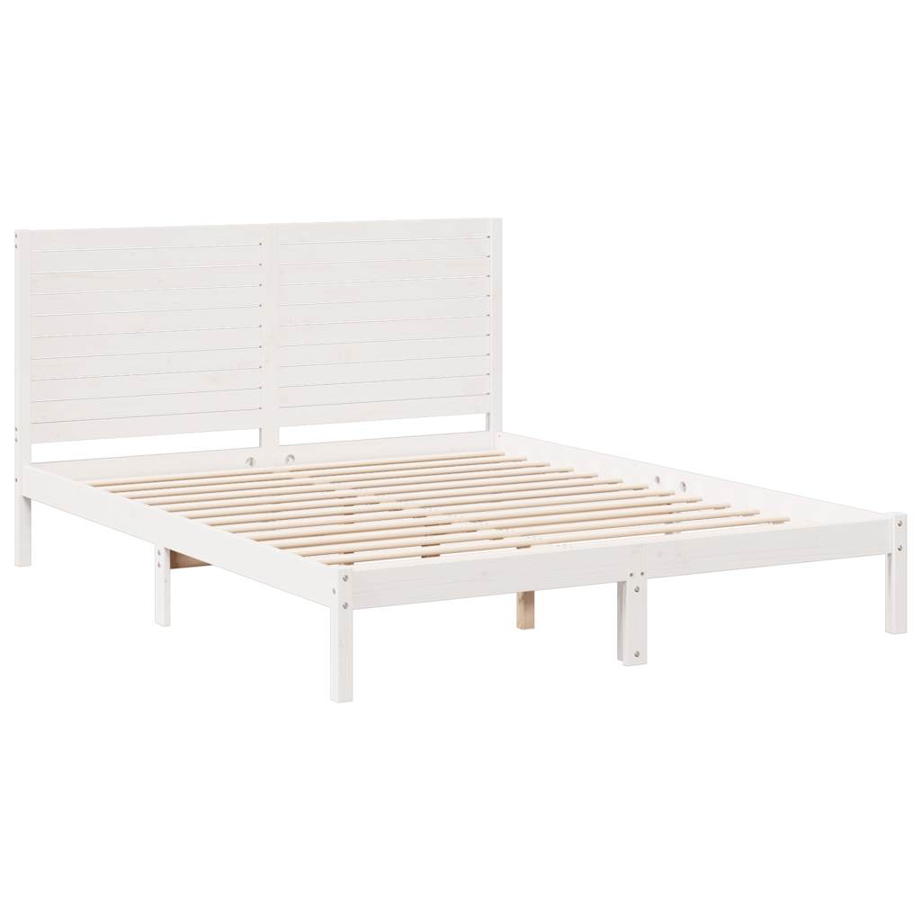 ekstra lang sengeramme uden madras 140x210 cm massivt træ