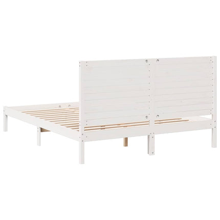 ekstra lang sengeramme uden madras 140x210 cm massivt træ