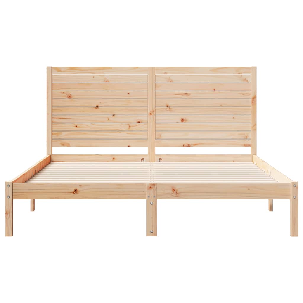 ekstra lang sengeramme uden madras 160x210 cm massivt træ