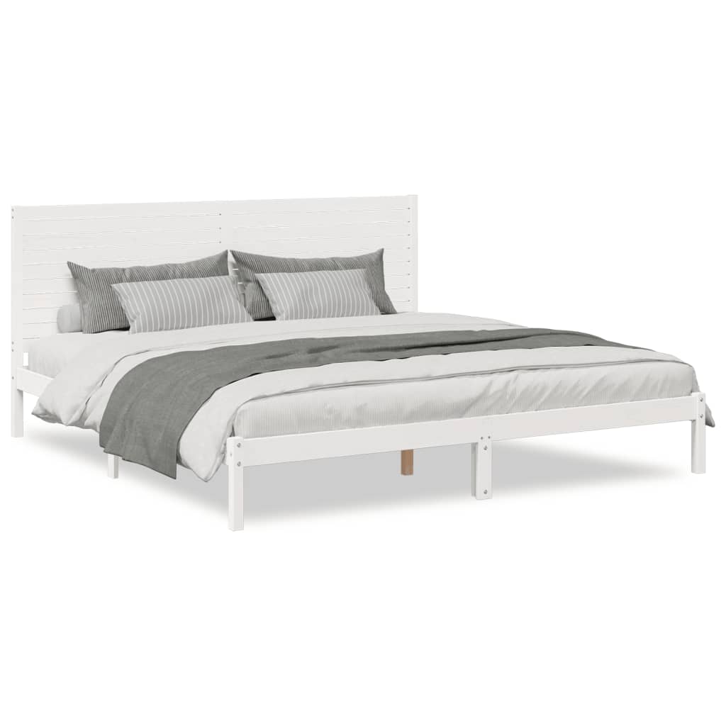 ekstra lang sengeramme uden madras 180x210 cm massivt træ