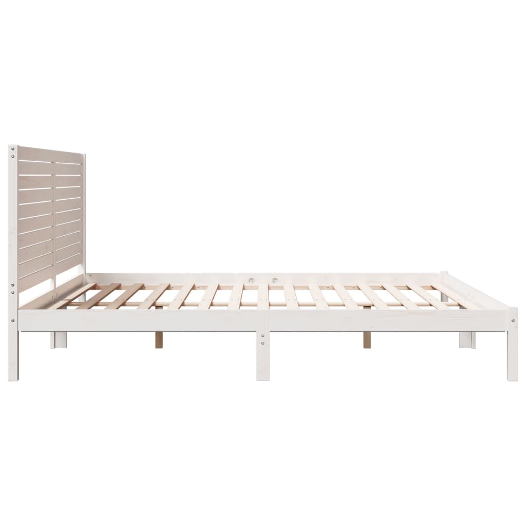 ekstra lang sengeramme uden madras 180x210 cm massivt træ