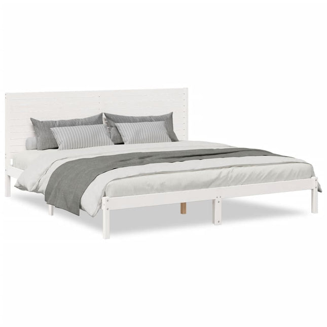 ekstra lang sengeramme uden madras 200x210 cm massivt træ