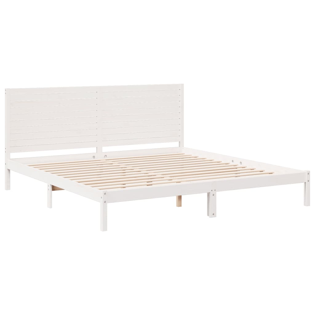 ekstra lang sengeramme uden madras 200x210 cm massivt træ