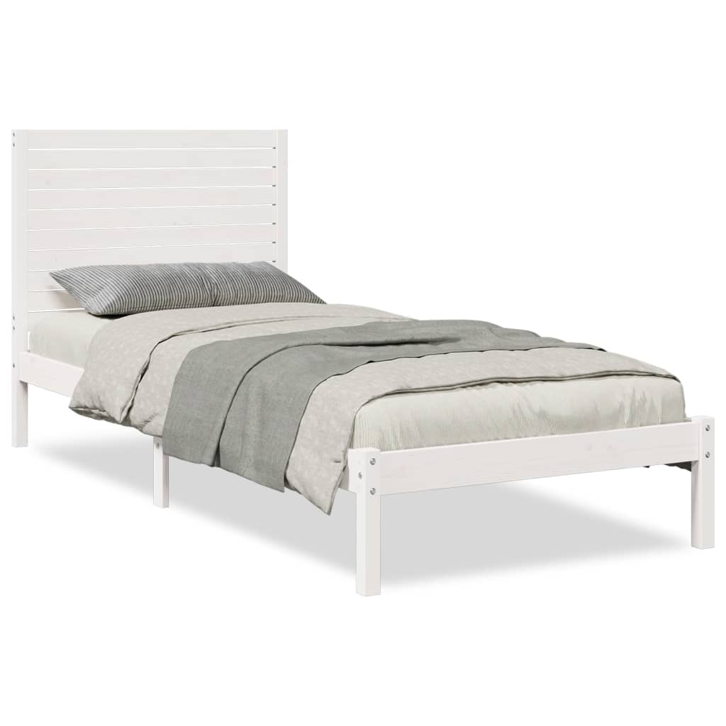 ekstra lang sengeramme uden madras 90x220 cm massivt træ