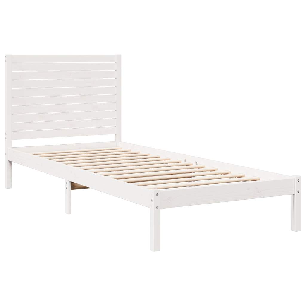 ekstra lang sengeramme uden madras 90x220 cm massivt træ