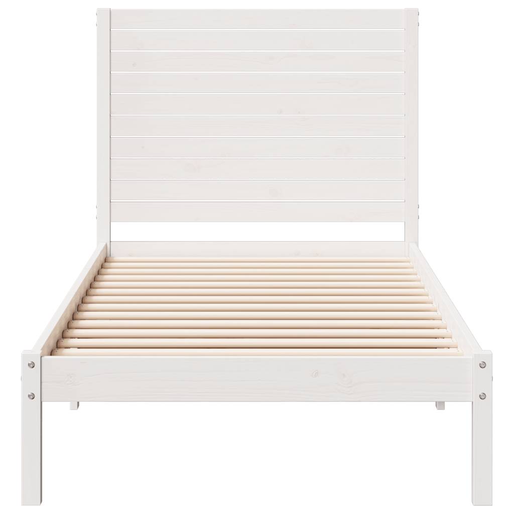 ekstra lang sengeramme uden madras 90x220 cm massivt træ