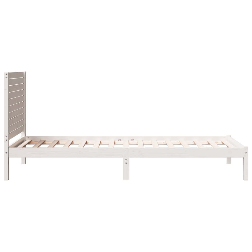ekstra lang sengeramme uden madras 90x220 cm massivt træ