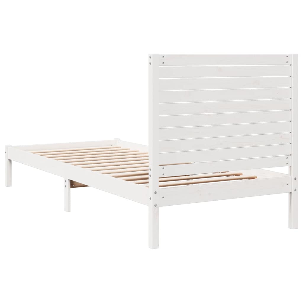 ekstra lang sengeramme uden madras 90x220 cm massivt træ