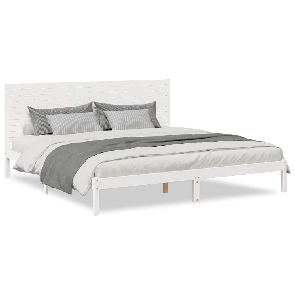 ekstra lang sengeramme uden madras 180x220 cm massivt træ
