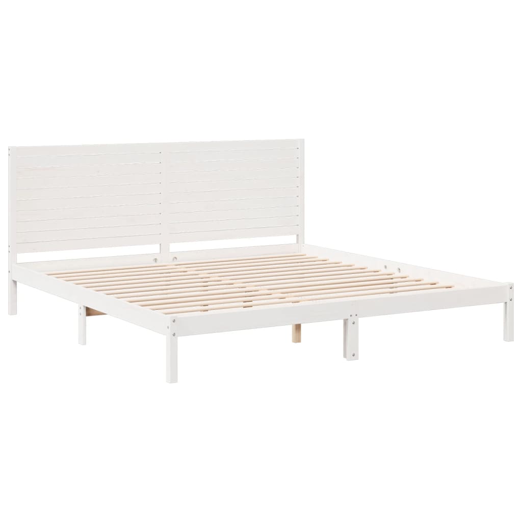 ekstra lang sengeramme uden madras 180x220 cm massivt træ