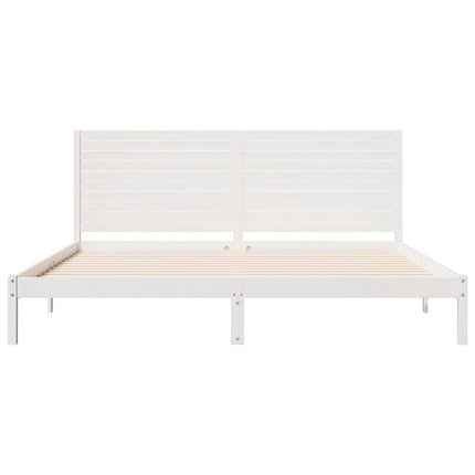 ekstra lang sengeramme uden madras 200x220 cm massivt træ