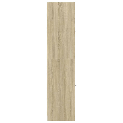 apotekerskab 30x41x174,5 cm konstrueret træ sonoma-eg