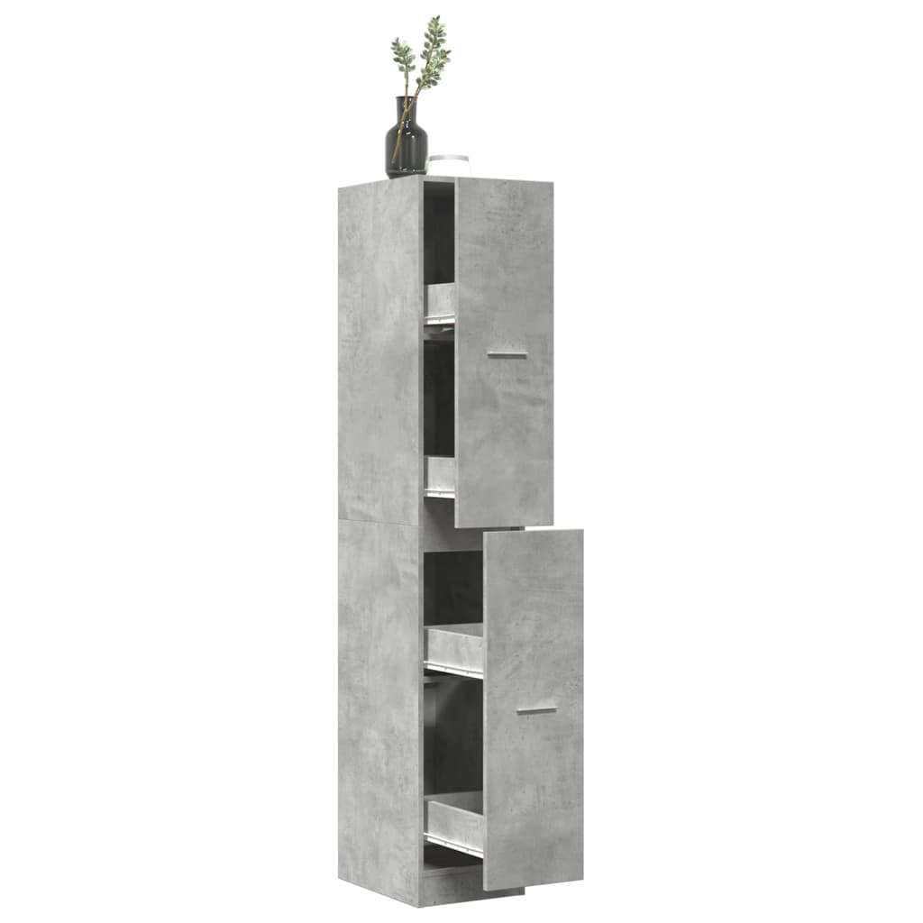 apotekerskab 30x41x174,5 cm konstrueret tr betongr