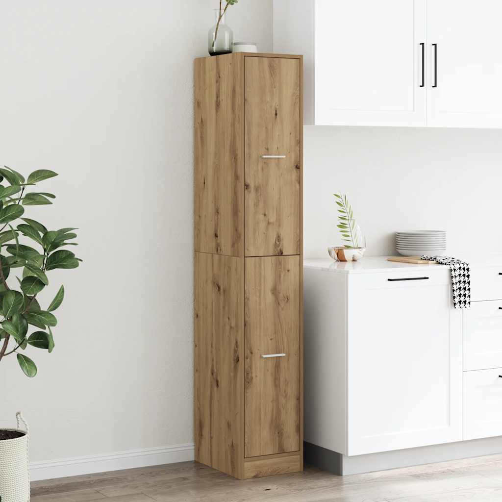 apotekerskab 30x41x174,5 cm konstrueret tr egetrsfarve