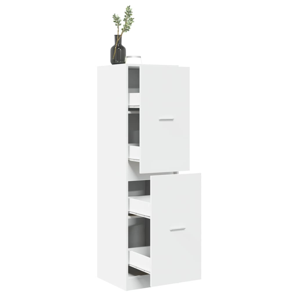 apotekerskab 40x41x144,5 cm konstrueret tr hvid