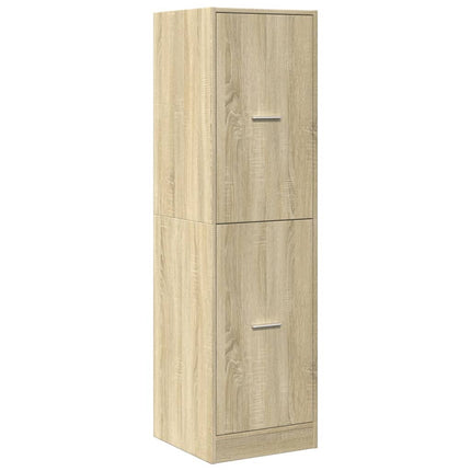 apotekerskab 40x41x144,5 cm konstrueret træ sonoma-eg
